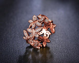10 Butterflies Gold-Plated Ring - Rebel Heat
