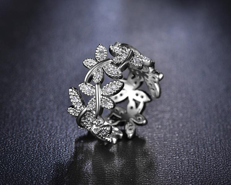 10 Butterflies Gold-Plated Ring - Rebel Heat