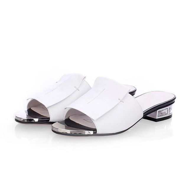 Allure™ Leather Mules - Rebel Heat