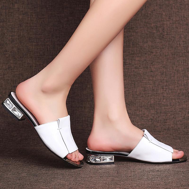 Allure™ Leather Mules - Rebel Heat