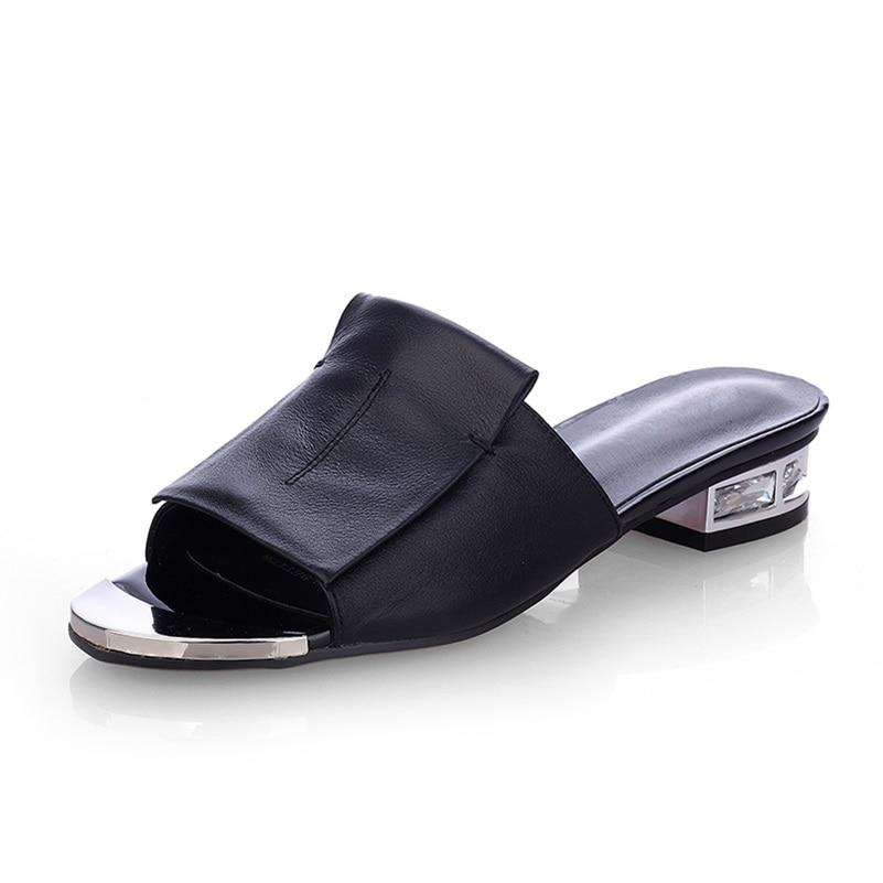 Allure™ Leather Mules - Rebel Heat