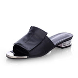 Allure™ Leather Mules - Rebel Heat