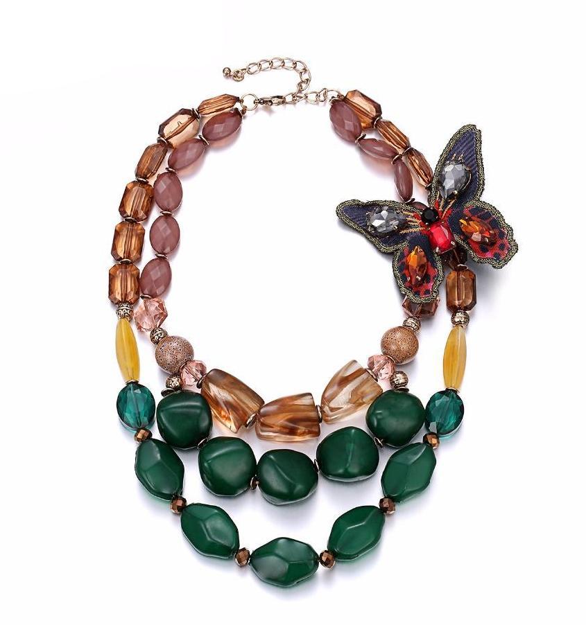 Amethyst Butterfly Necklace - Rebel Heat