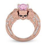 Angel Skull Ring - Rebel Heat