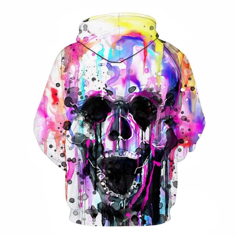 Art Skull Hoodie - Rebel Heat