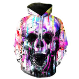 Art Skull Hoodie - Rebel Heat
