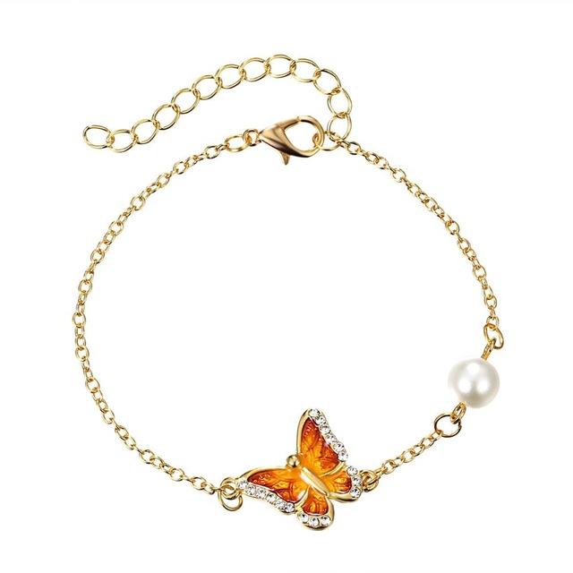 Crystal Butterfly Bracelet - Rebel Heat