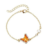 Crystal Butterfly Bracelet - Rebel Heat