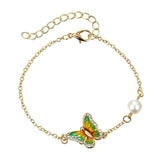 Crystal Butterfly Bracelet - Rebel Heat