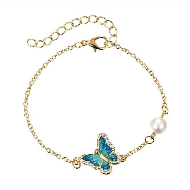 Crystal Butterfly Bracelet - Rebel Heat