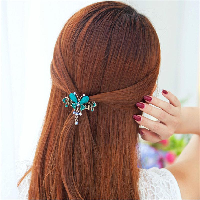 Crystal Butterfly Hairpin - Rebel Heat