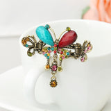 Crystal Butterfly Hairpin - Rebel Heat