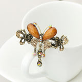 Crystal Butterfly Hairpin - Rebel Heat