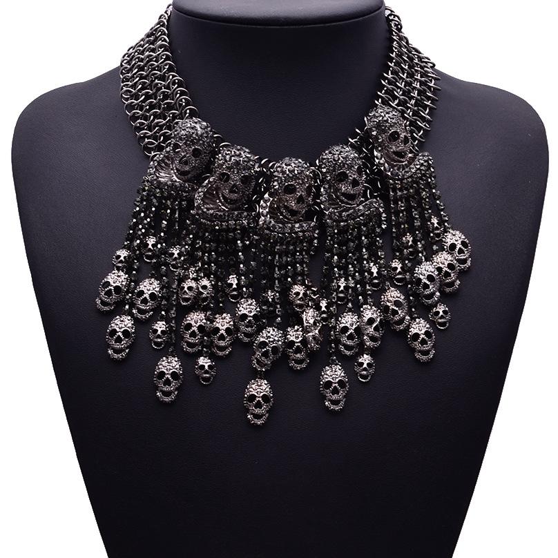 Custom Frenzy Skulls Necklace - Rebel Heat