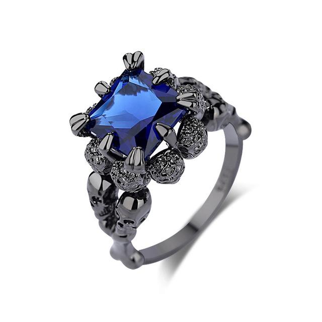 Dark Princess Skull Ring - Rebel Heat