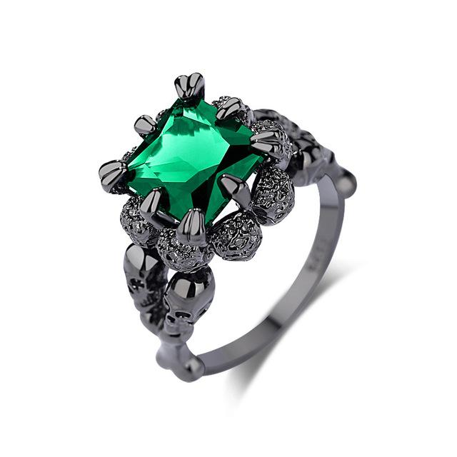 Dark Princess Skull Ring - Rebel Heat