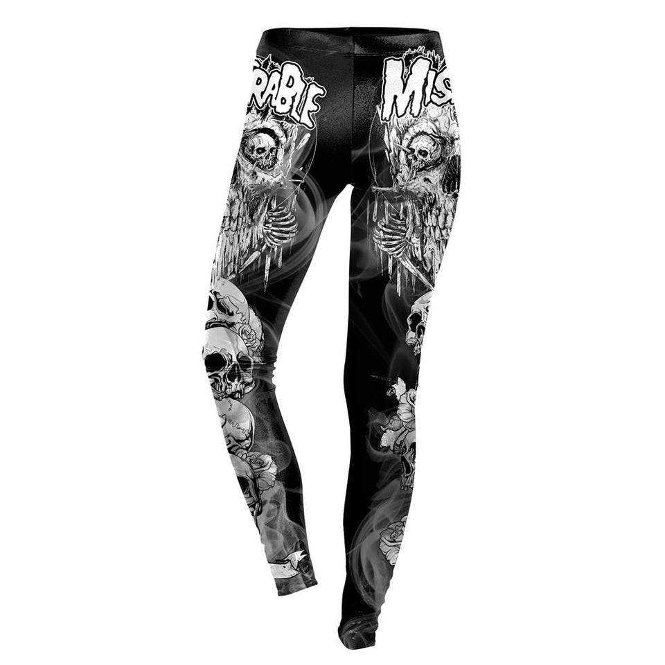Dark Skull Leggings - Rebel Heat