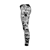 Dark Skull Leggings - Rebel Heat