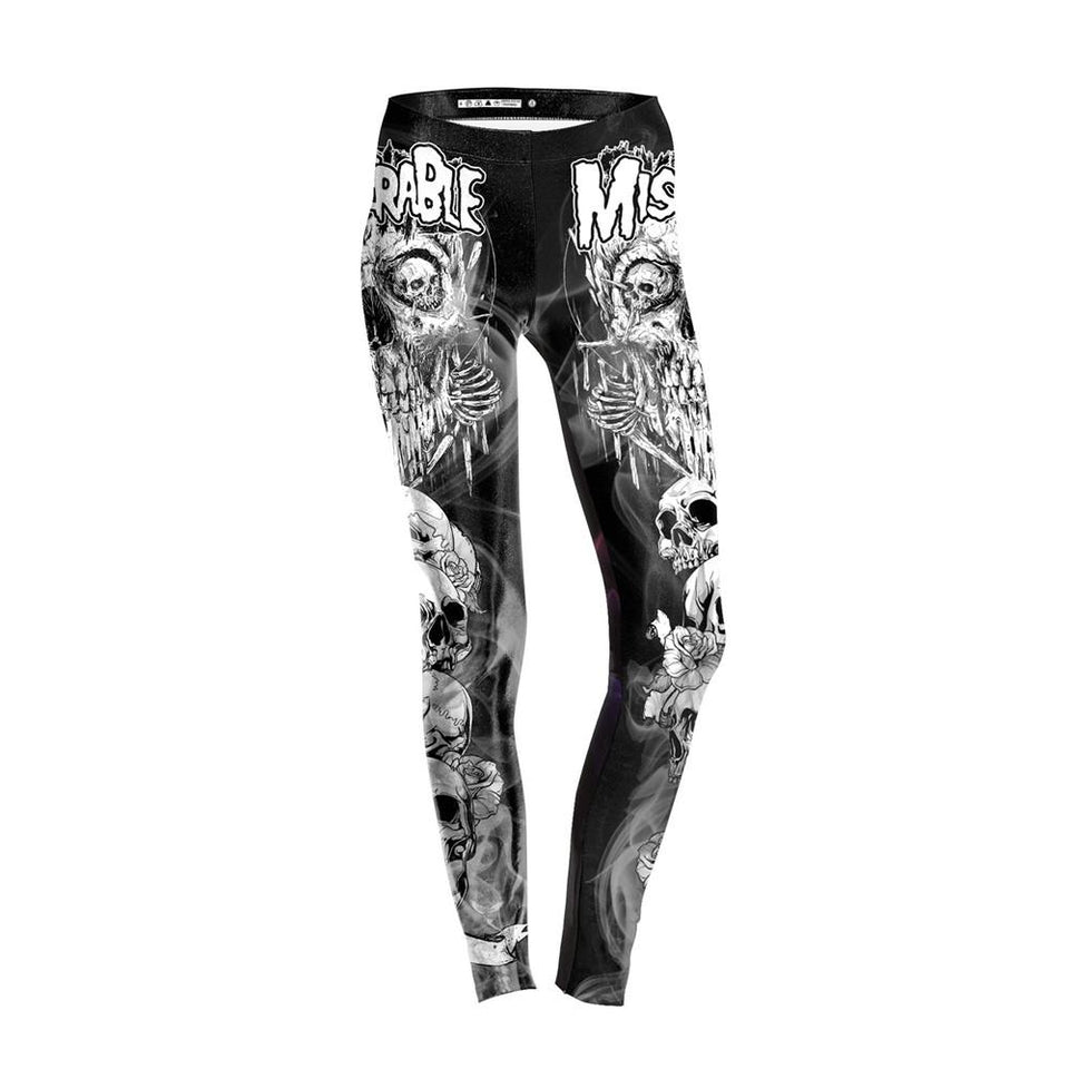 Dark Skull Leggings - Rebel Heat