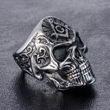 Dark Skull Ring - Rebel Heat