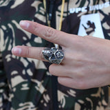 Dark Skull Ring - Rebel Heat