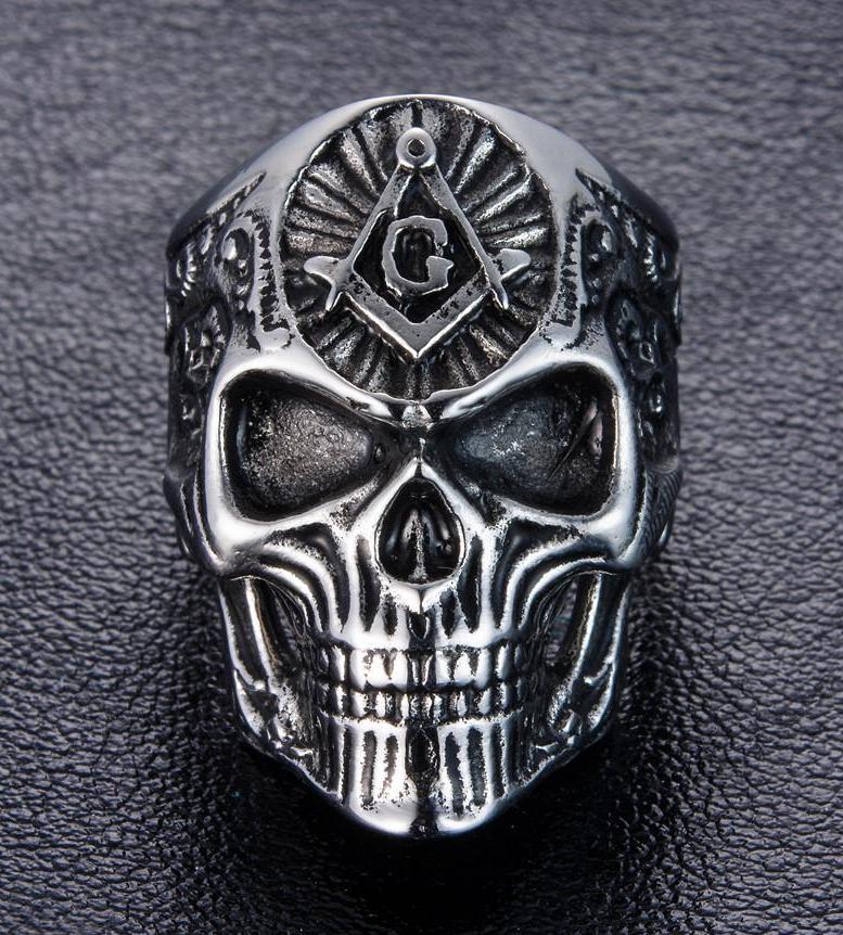 Dark Skull Ring - Rebel Heat
