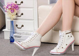Denim High Heels - Rebel Heat