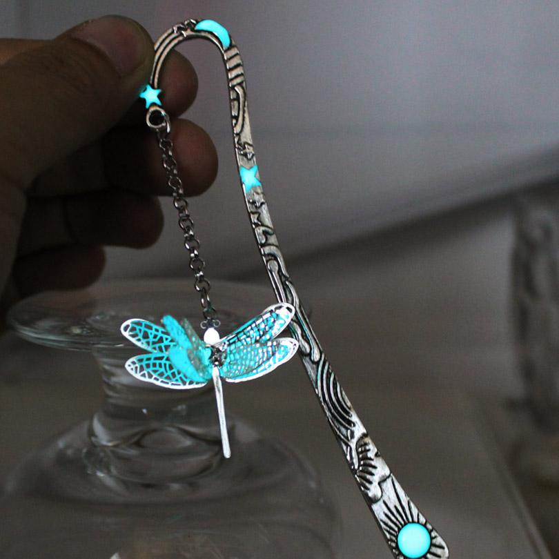 Dragonfly Bookmark Glow in the Dark - Rebel Heat