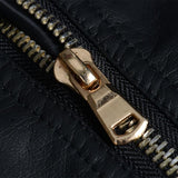 Embroidered Biker Jacket - Rebel Heat