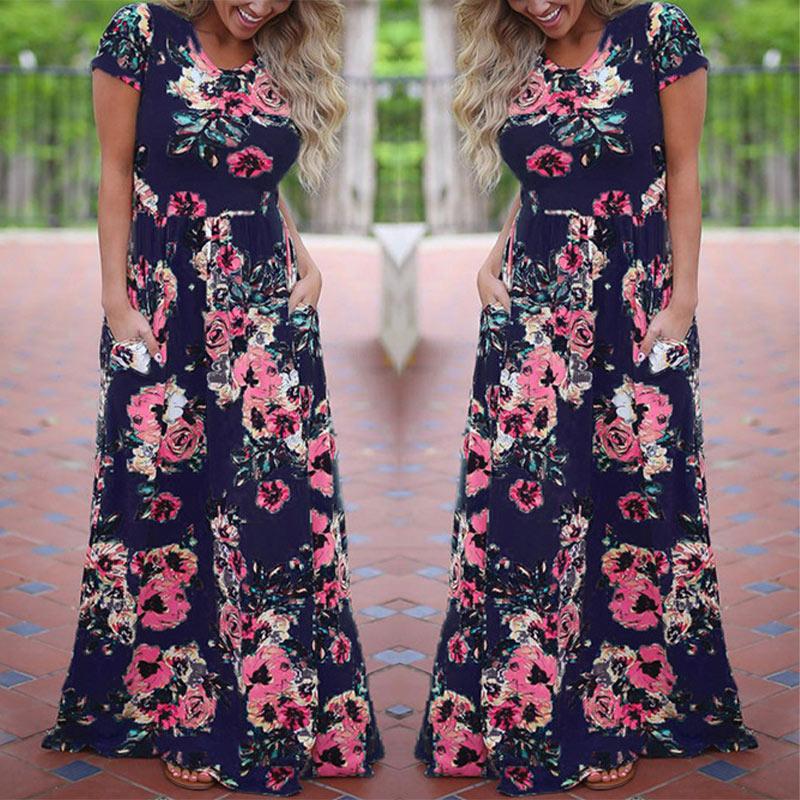 Floral Boho Beach Dress - Rebel Heat