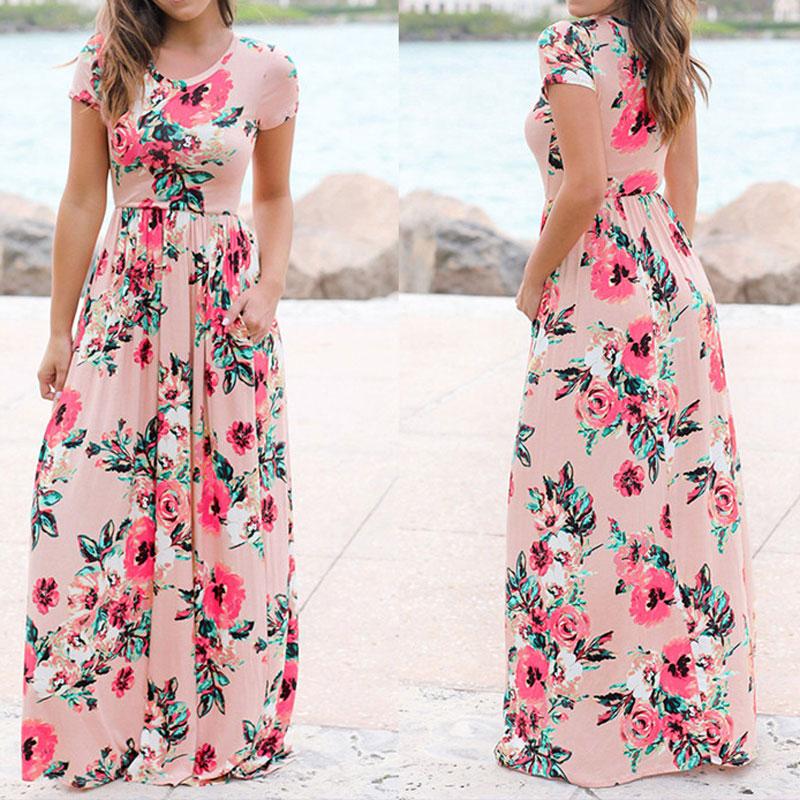 Floral Boho Beach Dress - Rebel Heat