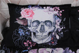 Floral Skull Bedding Set - Rebel Heat