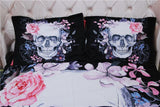 Floral Skull Bedding Set - Rebel Heat