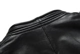 Genuine Leather Gothic Jacket - Rebel Heat