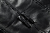 Genuine Leather Gothic Jacket - Rebel Heat