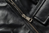 Genuine Leather Gothic Jacket - Rebel Heat