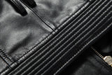 Genuine Leather Gothic Jacket - Rebel Heat