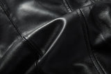 Genuine Leather Gothic Jacket - Rebel Heat