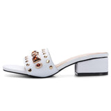 Glamour™ Leather Slip-on - Rebel Heat