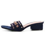 Glamour™ Leather Slip-on - Rebel Heat