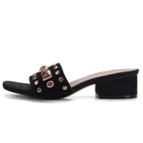 Glamour™ Leather Slip-on - Rebel Heat