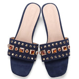 Glamour™ Leather Slip-on - Rebel Heat