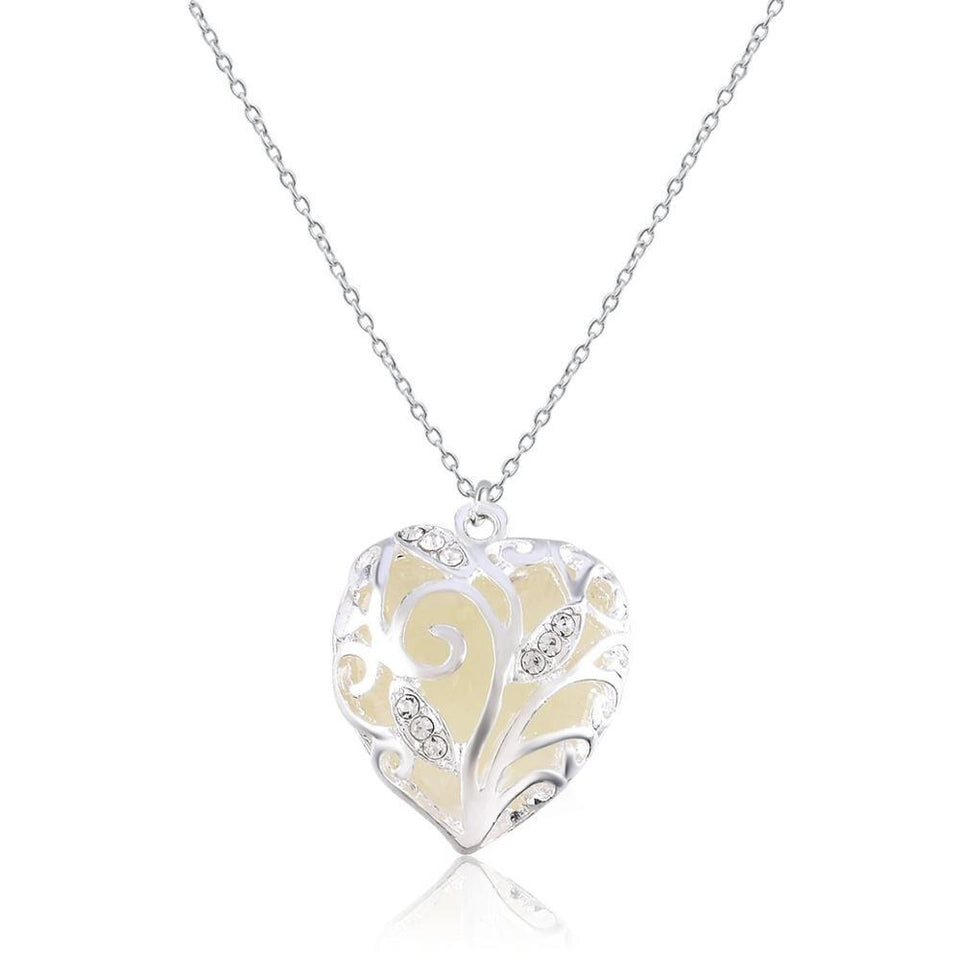 Glow Heart Necklace - Rebel Heat