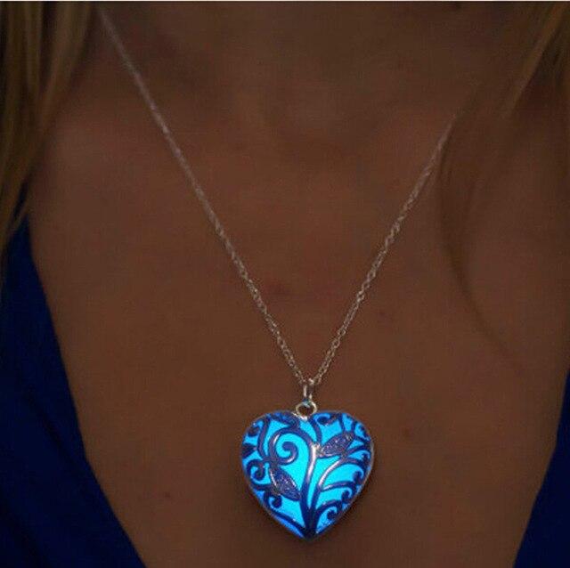 Glow Heart Necklace - Rebel Heat