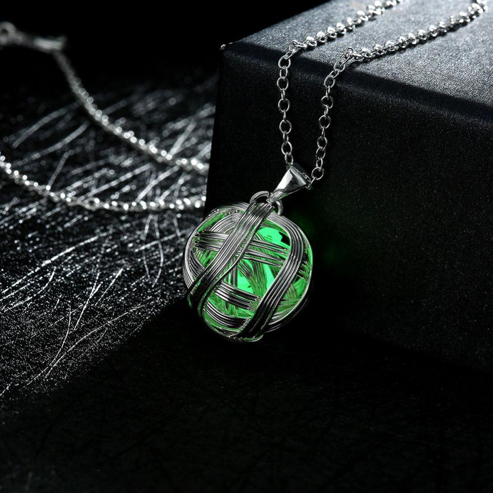Glow in the Dark Ball Necklace - Rebel Heat