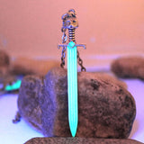 Glow in the Dark Sword Necklace - Rebel Heat