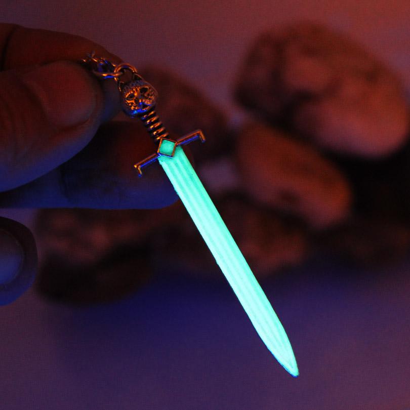 Glow in the Dark Sword Necklace - Rebel Heat
