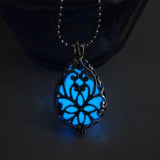 Glow in the Dark Water Drop Necklace - Rebel Heat