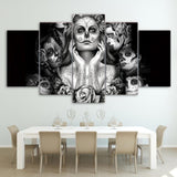 Gothic Canvas Art - Rebel Heat