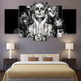 Gothic Canvas Art - Rebel Heat